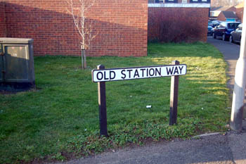 sign for Old Station Way February 2008